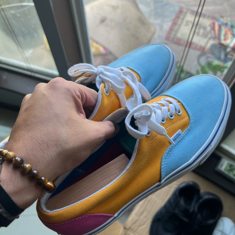 Vans Era All Canvas Multi Low Top Tri Color Yello… - image 7